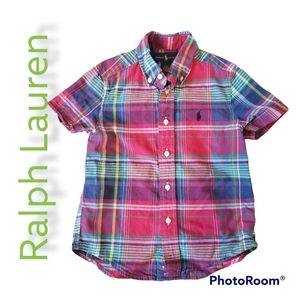 Ralph Lauren Plaid Shirt~4T
